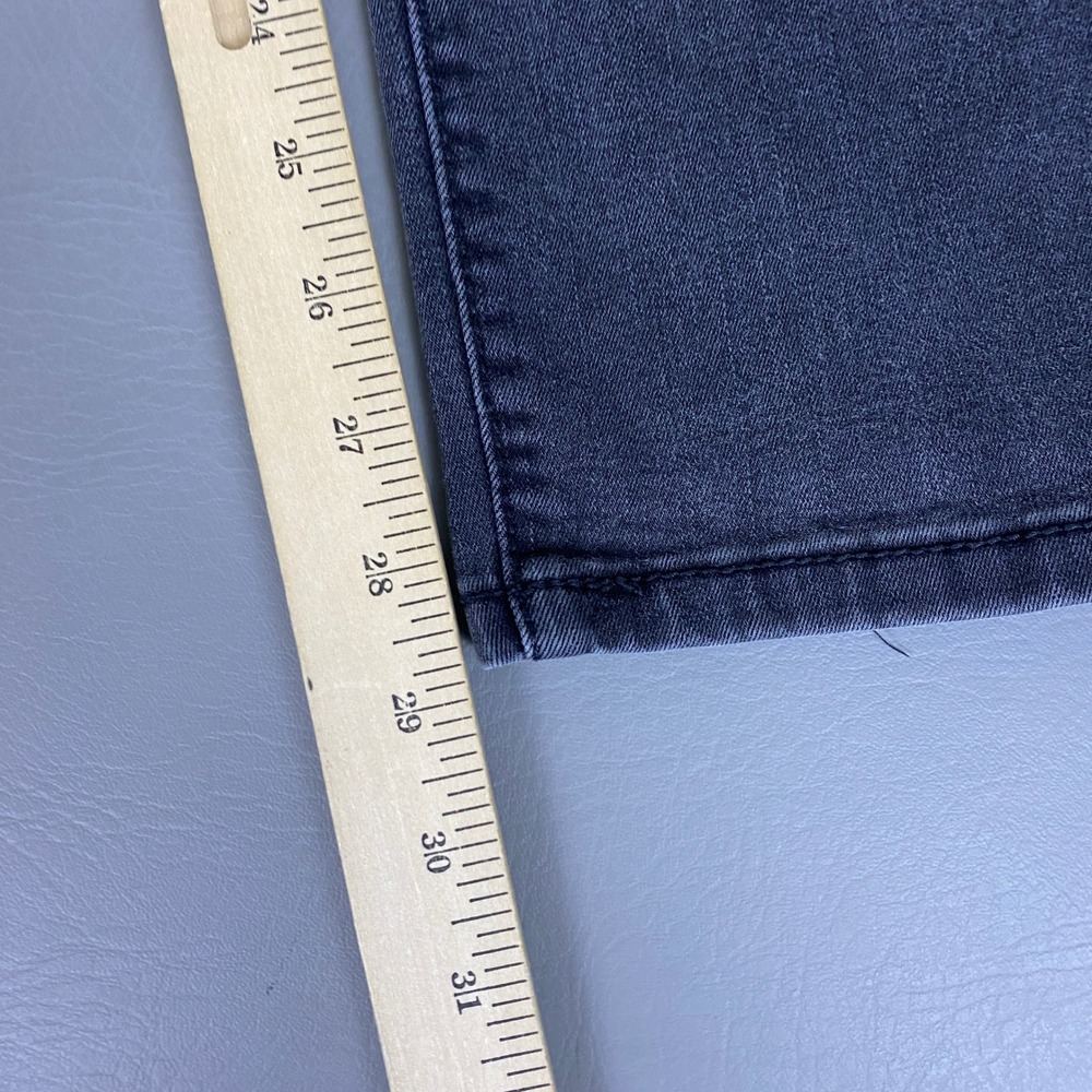 Croft & Barrow Jeggings Pull On Womens Size 18 Gray Straight Leg Denim High Rise - Picture 9 of 11